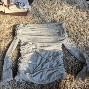 Abercrombie & Fitch Light Gray Top